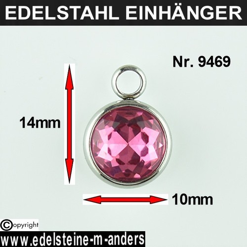 Einhänger strass charm - einhänger,